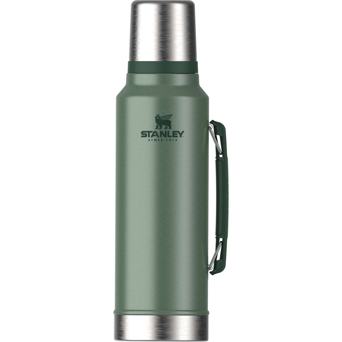Stanley Legendary Classic Μπουκάλι Θερμός Ανοξείδωτο BPA Free 1.4lt Hammertone Green